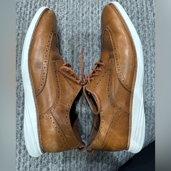 Cole Haan Zerogrand Wing Oxford British Tan Leather, size 13! - Picture 4 of 7
